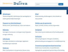 Tablet Screenshot of duiven.nl